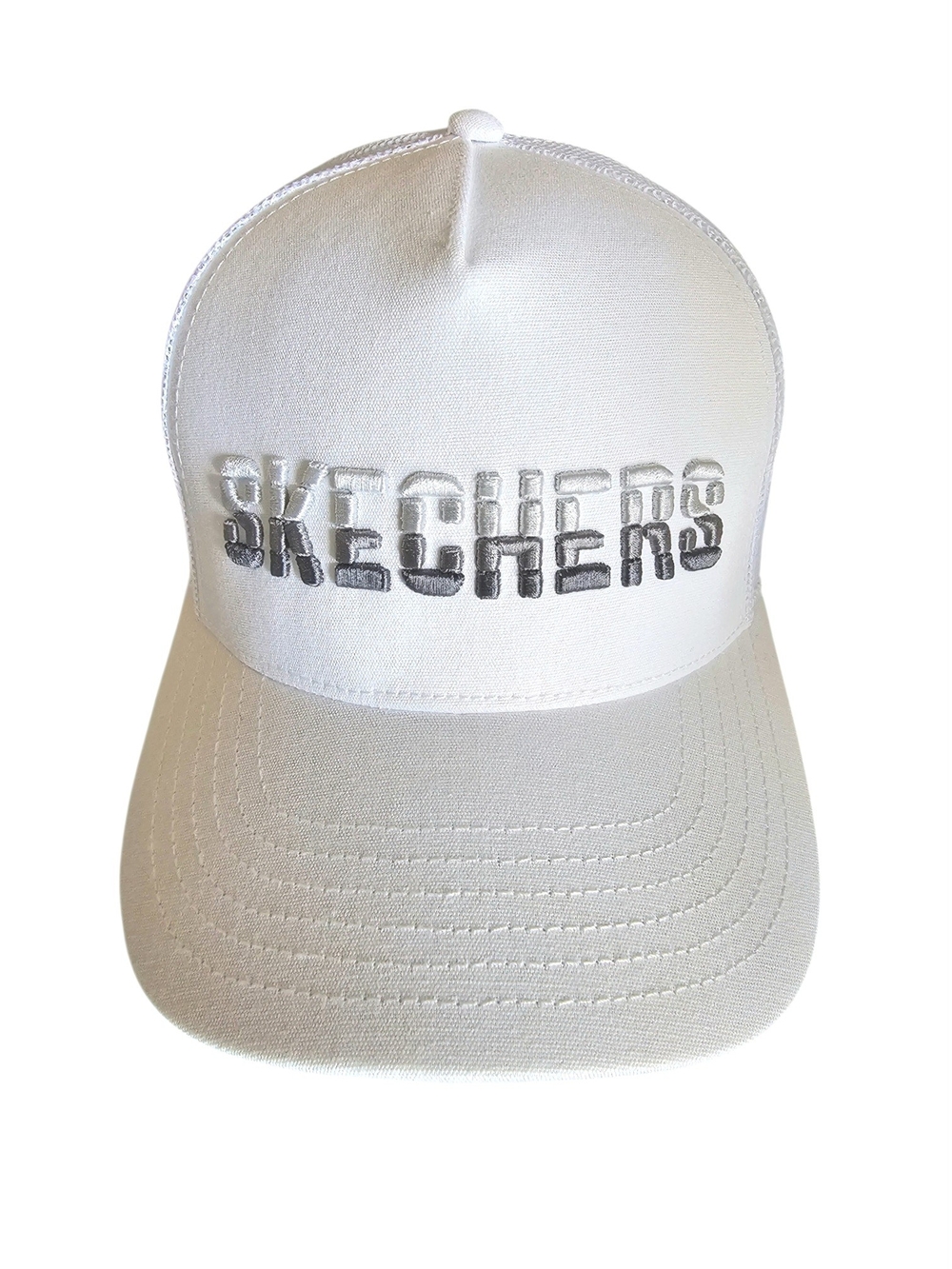 Skechers White Cap Adjustable One Size Unisex